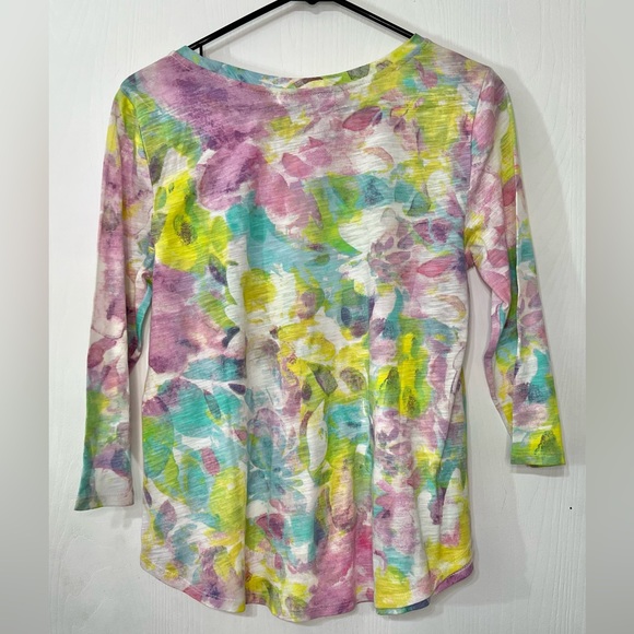 Adyson Parker Spring Lilac Combo Cotton Shirt Lightweight Top Easter - Picture 2 of 8